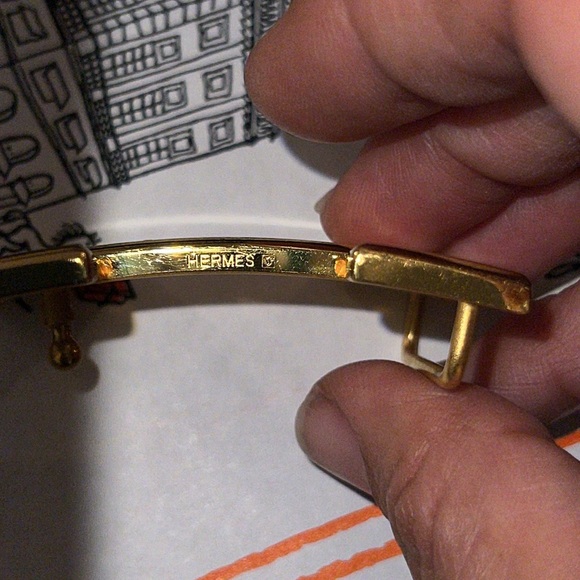 Hermes Black/Chocolate Chamonix & Togo Leather Constance Reversible Belt UNISEX. - Picture 11 of 17